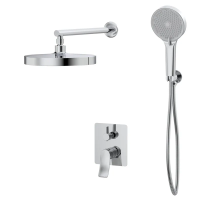 Вбудована душова система Haiba Bolero 003 (INNER) зі змішувачем та тропічним душем (HB9640)