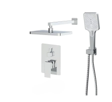 Встраиваемая душевая система Haiba Gaudi 003 (INNER) со смесителем и тропическим душем (HB9644)