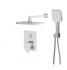 Вбудована душова система Haiba Gaudi 003 (INNER) зі змішувачем та тропічним душем (HB9644)