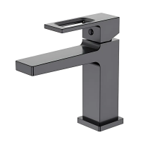 Смеситель для умывальника Haiba Kant 001 Graphite (Цвет графит) (HB9664)