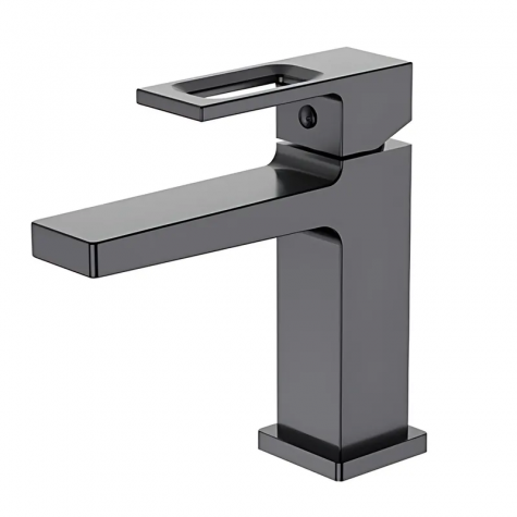 Смеситель для умывальника Haiba Kant 001 Graphite (Цвет графит) (HB9664)