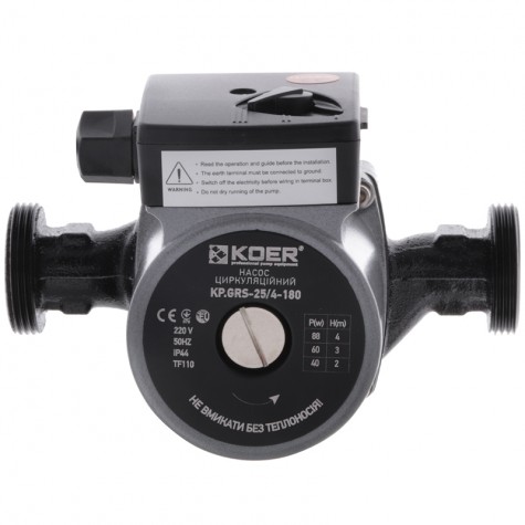 Насос циркуляционный центр. Koer KP.GRS-25/4-180 (KP0248) Насос циркуляционный центр. Koer KP.GRS-25/4-180 (KP0248)