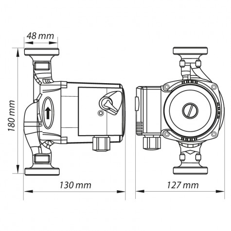 Насос циркуляционный центр. Koer KP.GRS-25/4-180 (KP0248) Насос циркуляционный центр. Koer KP.GRS-25/4-180 (KP0248)