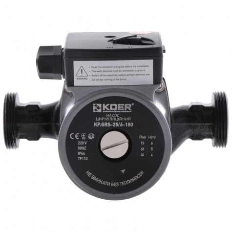 Насос циркуляционный центр. Koer KP.GRS-25/6-180 (KP0249)