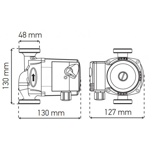 Насос циркуляційний відцентр. Koer KP.GRS-25 / 6-130 (KP0251) Насос циркуляційний відцентр. Koer KP.GRS-25 / 6-130 (KP0251)