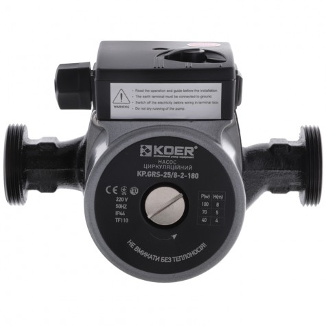 Насос циркуляционный центр. Koer KP.GRS-25/8-2-180 (KP0253) Насос циркуляционный центр. Koer KP.GRS-25/8-2-180 (KP0253)