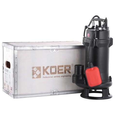 Насос дрен.-фек. корпус чугун (фреза) Koer WQD 20-15-1,5 FREZA (KP2664) Насос дрен.-фек. корпус чугун (фреза) Koer WQD 20-15-1,5 FREZA (KP2664)