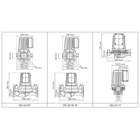 Насос циркуляційний фланц. Koer GRS 50/15F-M (KP2770) Насос циркуляційний фланц. Koer GRS 50/15F-M (KP2770)