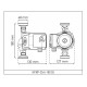 Рециркуляційний насос Koer KP.RP-25/6-180 SS (з гайками) (KP2795)