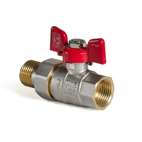Кран с американкой 1/2" (Koer KR.227) (KR0014) Кран с американкой 1/2" (Koer KR.227) (KR0014)
