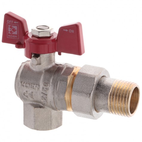Кран с американкой 1/2" (Koer KR.228) Кран с американкой 1/2" (Koer KR.228)
