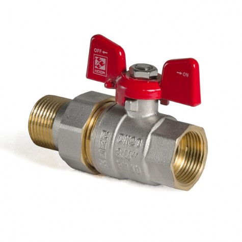 Кран с американкой 3/4" (Koer KR.227) (KR0017) Кран с американкой 3/4" (Koer KR.227) (KR0017)