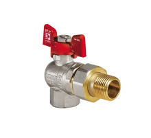 Кран с американкой 3/4" (Koer KR.228) угловой (KR0018)