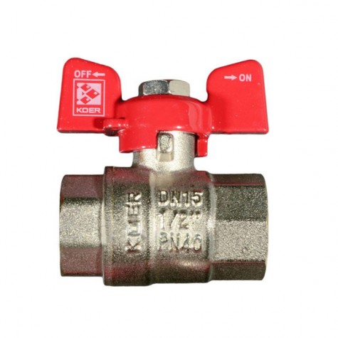 Кран кульовий Koer 1/2" ГГМ (KR.217) (KR0030) Кран кульовий Koer 1/2" ГГМ (KR.217) (KR0030)