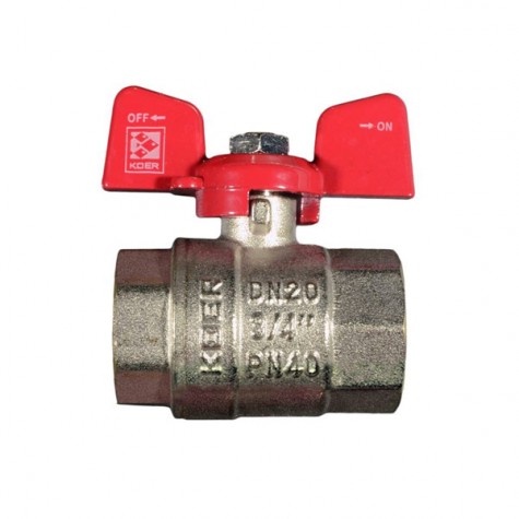 Кран кульовий Koer 3/4" ГГМ (KR.217) (KR0040) Кран кульовий Koer 3/4" ГГМ (KR.217) (KR0040)