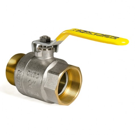 Кран шаровой KOER KR.515.PR.GAS - 2" FM ГШВ YELLOW, ручка "рычаг" желтая (KR0065) Кран шаровой KOER KR.515.PR.GAS - 2" FM ГШВ YELLOW, ручка "рычаг" желтая (KR0065)