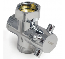 Кран триходовий 3/4x3/4x3/4 KOER KR.520 (KR0110)