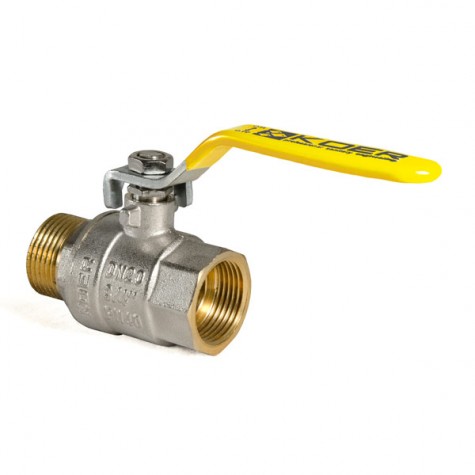 Кран шаровой KOER KR.215.G - 3/4" FM ГШВ YELLOW, ручка "рычаг" желтая (KR0117) Кран шаровой KOER KR.215.G - 3/4" FM ГШВ YELLOW, ручка "рычаг" желтая (KR0117)