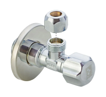Кран вентильний Koer 1/2x3/8 з накидною гайкою (KR.510) (KR0147)