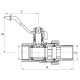 Кран с американкой 1-1/4" ручка ВАЖАЛЬ (Koer KR.229) (KR0150)