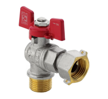 Кран с накидной гайкой 1/2" ГШМ угловой Koer KR.221 (KR0170)