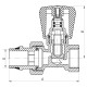 Вентиль прямой 1/2x1/2 "антипротечка" Koer KR.903-Gi (KR0175)