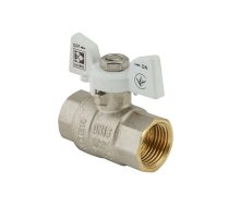 Кран кульовий KOER 1/2" ГГМ (KR.217.W) білий (KR0177)