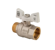 Кран кульовий KOER 3/4" ГШМ (KR.218.W) білий (KR0183)