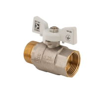 Кран кульовий Koer 1" ГШМ (KR.218.W) білий (KR0184)