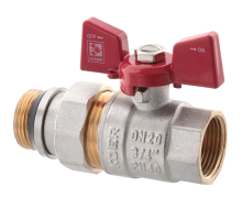 Кран с американкой 3/4" "антипротечка" (Koer KR.227-Gi) (KR0191)