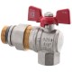 Кран с американкой 3/4" "антипротечка"(Koer KR.228-Gi) угловой (KR0194)