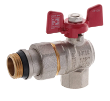 Кран с американкой 1/2" "антипротечка"(Koer KR.228-Gi) угловой (KR0196)