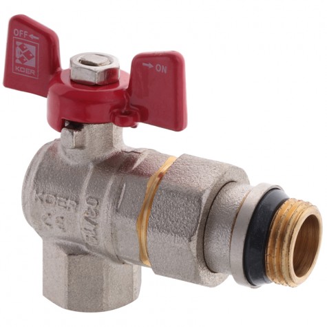 Кран с американкой 1/2" "антипротечка"(Koer KR.228-Gi) угловой (KR0196) Кран с американкой 1/2" "антипротечка"(Koer KR.228-Gi) угловой (KR0196)