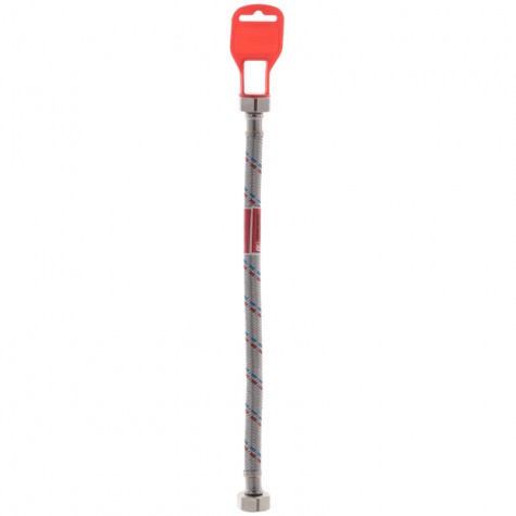 Гибкий шланг для подключения воды гайка 1/2'' - гайка 1/2'' (30 см) Koer (JP0252) Гибкий шланг для подключения воды гайка 1/2'' - гайка 1/2'' (30 см) Koer (JP0252)