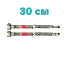 Гнучкі шланги для змішувача гайка 1/2'' - Штуцер M10 (30 см) 2 шт Koer (KR0272)