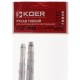 Гибкие шланги для смесителя гайка 1/2'' - Штуцер M10 (40 см) 2 шт Koer (KR0273)