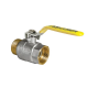 Кран шаровой KOER KR.215.G – 2" FM ГШВ YELLOW, ручка "рычаг" желтая (KR2716)