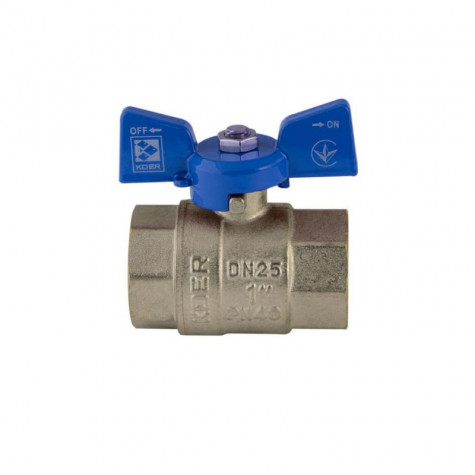 Кран кульовий Koer 1" ГГМ (KR.217.B) синій (KR2718)