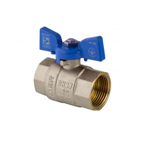 Кран кульовий Koer 1" ГГМ (KR.217.B) синій (KR2718)