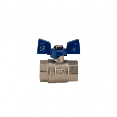 Кран кульовий Koer 3/4" ГГМ (KR.217.B) синій (KR2720)