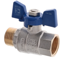 Кран кульовий Koer 1/2" ГШМ (KR.218.B) синій (KR2722)