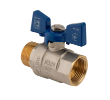 Кран кульовий Koer 3/4" ГШМ (KR.218.B) синій (KR2723)