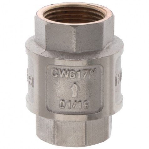 Клапан зворотний Koer (нікельований) 3/4" (Koer KR.172.N) (KR2779) Клапан зворотний Koer (нікельований) 3/4" (Koer KR.172.N) (KR2779)