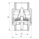 Клапан зворотний NEW 1-1/2" (Koer KR.172) (KR2803)