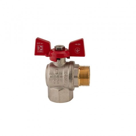 Кран кульовий Koer 3/4" ГШМ кутовий (KR.208) (KR2806)