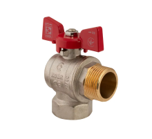 Кран кульовий Koer 1" ГШМ кутовий (KR.208) (KR2807)