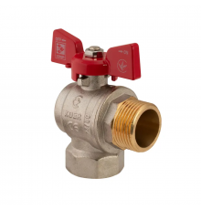 Кран кульовий Koer 1" ГШМ кутовий (KR.208) (KR2807)