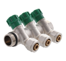 Колектор вентильний з фитингом Koer KR.1123-3 3/4"x3 ways (KR2830)