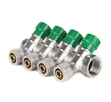 Коллектор вентильный с фитингом Koer KR.1123-4 3/4&x4 ways (KR2831)