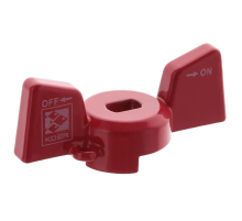 Ручка метелик KOER для крана кульового 1/2'' алюмінієва (KR3016)